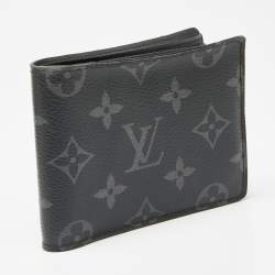 Pre Owned Louis Vuitton Monogram Eclipse Canvas Multiple Wallet