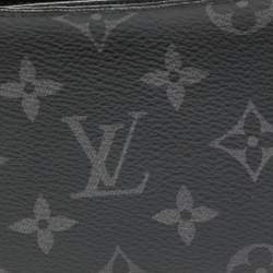Pre Owned Louis Vuitton Monogram Eclipse Canvas Multiple Wallet