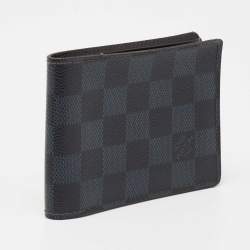 Pre Owned محفظة لوي فيتون كانفاس دامييه كوبالت متعددة