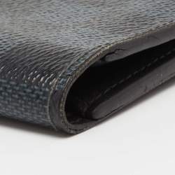 Pre Owned محفظة لوي فيتون كانفاس دامييه كوبالت متعددة