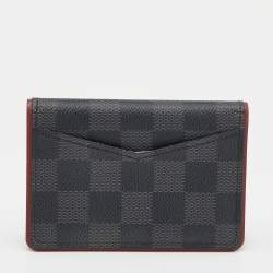 Pre Owned Louis Vuitton Bordeaux Damier Graphite Canvas Pocket Organizer