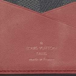 Pre Owned Louis Vuitton Bordeaux Damier Graphite Canvas Pocket Organizer