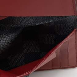 Pre Owned Louis Vuitton Bordeaux Damier Graphite Canvas Pocket Organizer