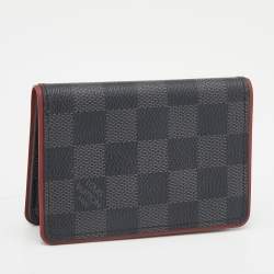 Pre Owned Louis Vuitton Bordeaux Damier Graphite Canvas Pocket Organizer