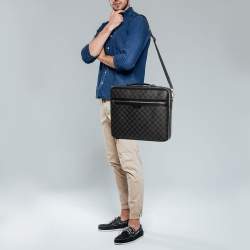 مملوكة مسبقًا Louis Vuitton Damier Graphite Canvas Graffit Steve Briefcase