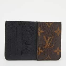 Pre Owned Louis Vuitton Monogram Macassar Canvas Neo Porte Cartes Card Holder