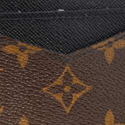 Pre Owned Louis Vuitton Monogram Macassar Canvas Neo Porte Cartes Card Holder