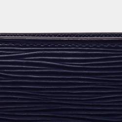 Pre Owned محفظة لوي فيتون جلد أيبي أزرق كحلي