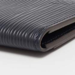 Pre Owned محفظة لوي فيتون جلد أيبي أزرق كحلي