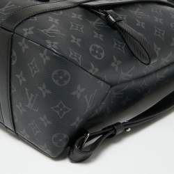 Pre Owned Louis Vuitton Monogram Eclipse Canvas Tote Backpack