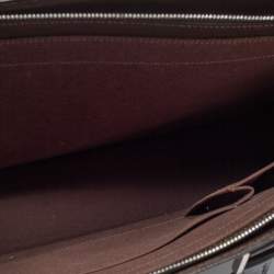 Pre Owned حقيبة مستندات لوي فيتون لوزان جلد تايغا بنية