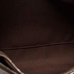 Pre Owned محفظة مستندات لوي فيتون مينوتو جلد تياغا بني