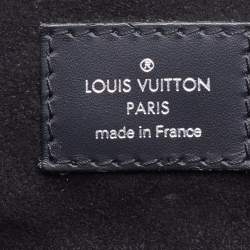 Pre Owned حقيبة ظهر لوي فيتون كريستوفر جلد إيبي أسود متوسطة