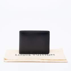 Pre Owned محفظة لوي فيتون مالتبل جلد رصاصي داكن