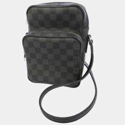 Louis Vuitton, Bags, Louis Vuitton Rem Bag Damier Graphite Black
