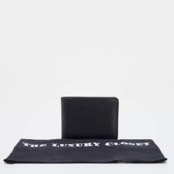 Pre Owned محفظة لوي فيتون جلد أسود متعددة