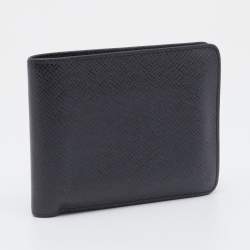 Pre Owned محفظة لوي فيتون جلد أسود متعددة