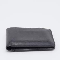 Pre Owned محفظة لوي فيتون جلد أسود متعددة