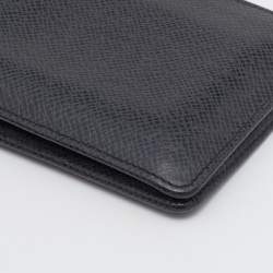 Pre Owned محفظة لوي فيتون جلد أسود متعددة