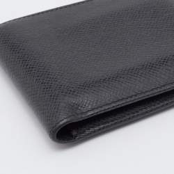 Pre Owned محفظة لوي فيتون جلد أسود متعددة