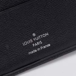 Pre Owned محفظة لوي فيتون جلد أسود متعددة