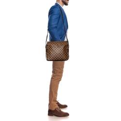 Naviglio cloth bag Louis Vuitton Brown in Cloth - 13469651
