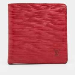 Louis Vuitton Red Epi Leather Marco Bi-fold Wallet