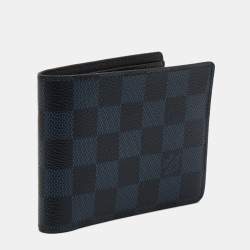 Pre Owned Louis Vuitton Damier Cobalt Canvas Multiple Bifold Wallet