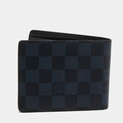 Pre Owned Louis Vuitton Damier Cobalt Canvas Multiple Bifold Wallet