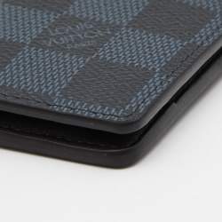 Pre Owned Louis Vuitton Damier Cobalt Canvas Multiple Bifold Wallet