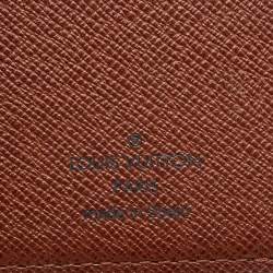 Pre Owned محفظة لوي فيتون بورت بيليت كانفاس مونوغرامي