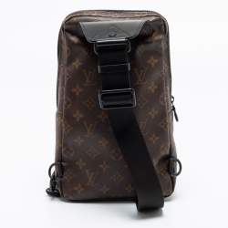 Pre Owned Louis Vuitton Monogram Canvas And Leather Avenue Sling Bag