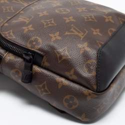 Pre Owned Louis Vuitton Monogram Canvas And Leather Avenue Sling Bag