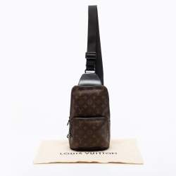 Pre Owned Louis Vuitton Monogram Canvas And Leather Avenue Sling Bag