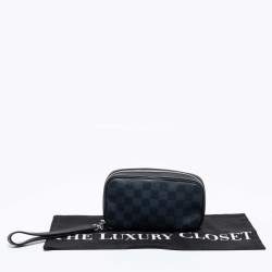 مملوكة مسبقًا محفظة لوي فيتون سوفت كانفاس دامييه كوبالت بسحاب