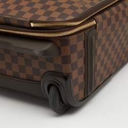 Pre Owned Louis Vuitton Damier Ebene Canvas Pegase 55 Luggage