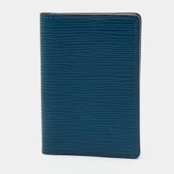 Louis Vuitton Bleu Celeste Epi Leather Checkbook Wallet - Yoogi's Closet