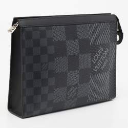 مملوكة مسبقًا Louis Vuitton Damier Graphite 3D Canvas Pochette Voyage MM