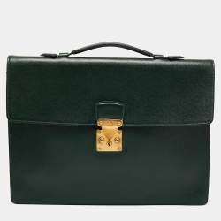 Pre Owned حقيبة مستندات لوي فيتون سيرفيت كورد جلد إبيسي تايغا