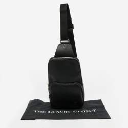 Pre Owned حقيبة لوي فيتون أفينو برباط جلد تاجيا أسود