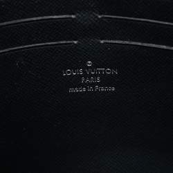 Pre Owned Louis Vuitton Black Taiga Leather Voyage Pochette 