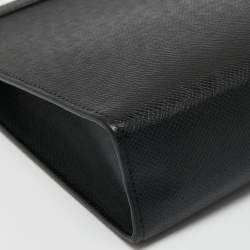 Pre Owned Louis Vuitton Black Taiga Leather Voyage Pochette 