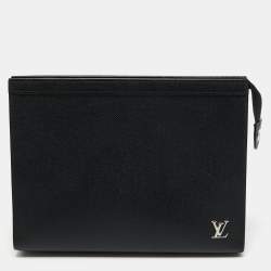 Louis Vuitton Black Taiga Leather Voyage Pochette Louis Vuitton