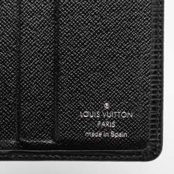 Pre Owned Louis Vuitton Black Epi Leather Bifold Wallet