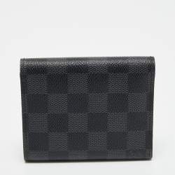Pre Owned Louis Vuitton Damier Graphite Canvas Trifold Wallet