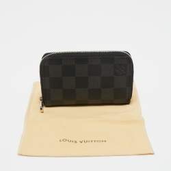 مملوكة مسبقًا Louis Vuitton Damier Graphite Canvas Vertical Zippy Coin Purse
