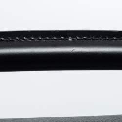 Pre Owned Louis Vuitton Green/Black Taiga Leather Large Gibeciere Garment Travel Bag