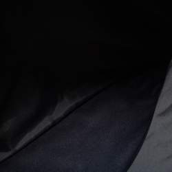 Pre Owned Louis Vuitton Green/Black Taiga Leather Large Gibeciere Garment Travel Bag