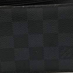 Pre Owned Louis Vuitton Damier Graphite Canvas Slender Wallet