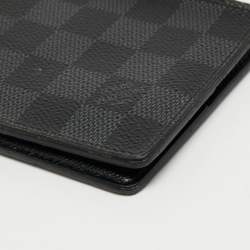 Pre Owned Louis Vuitton Damier Graphite Canvas Slender Wallet